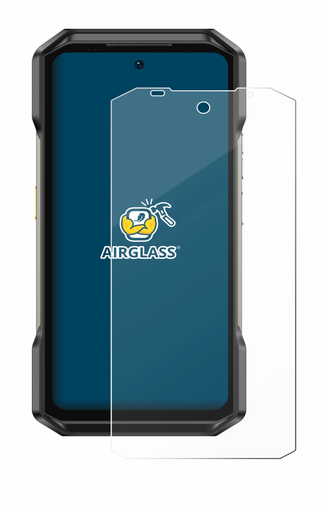 Image of the device Ulefone Armor 27T Pro Plus with a wide variety of screen protectors.
