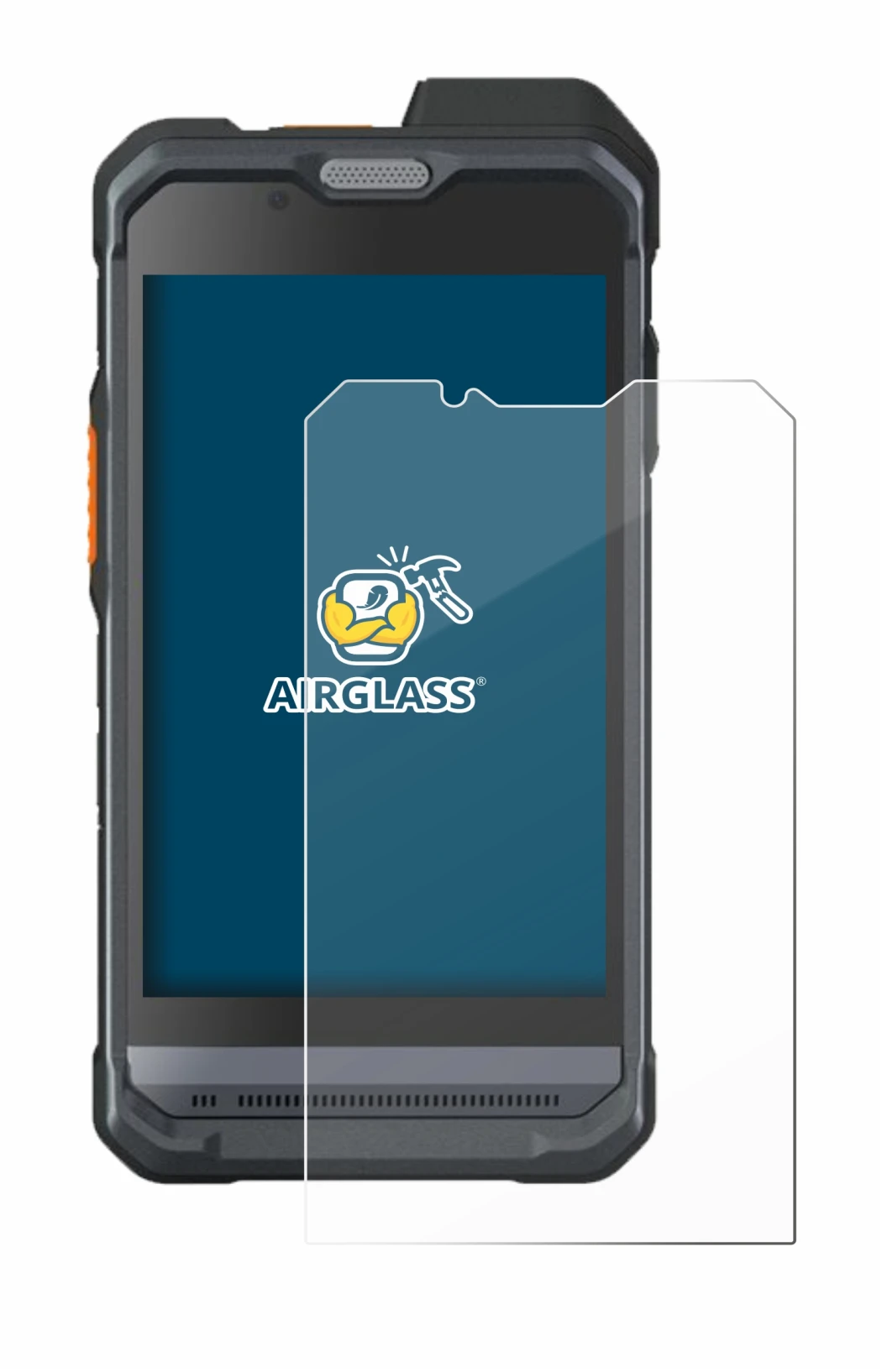 Image of the device Hytera PNC460 with a wide variety of screen protectors.