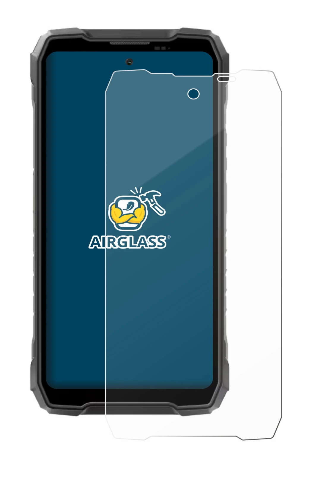Image of the device Blackview Rock 5 with a wide variety of screen protectors.
