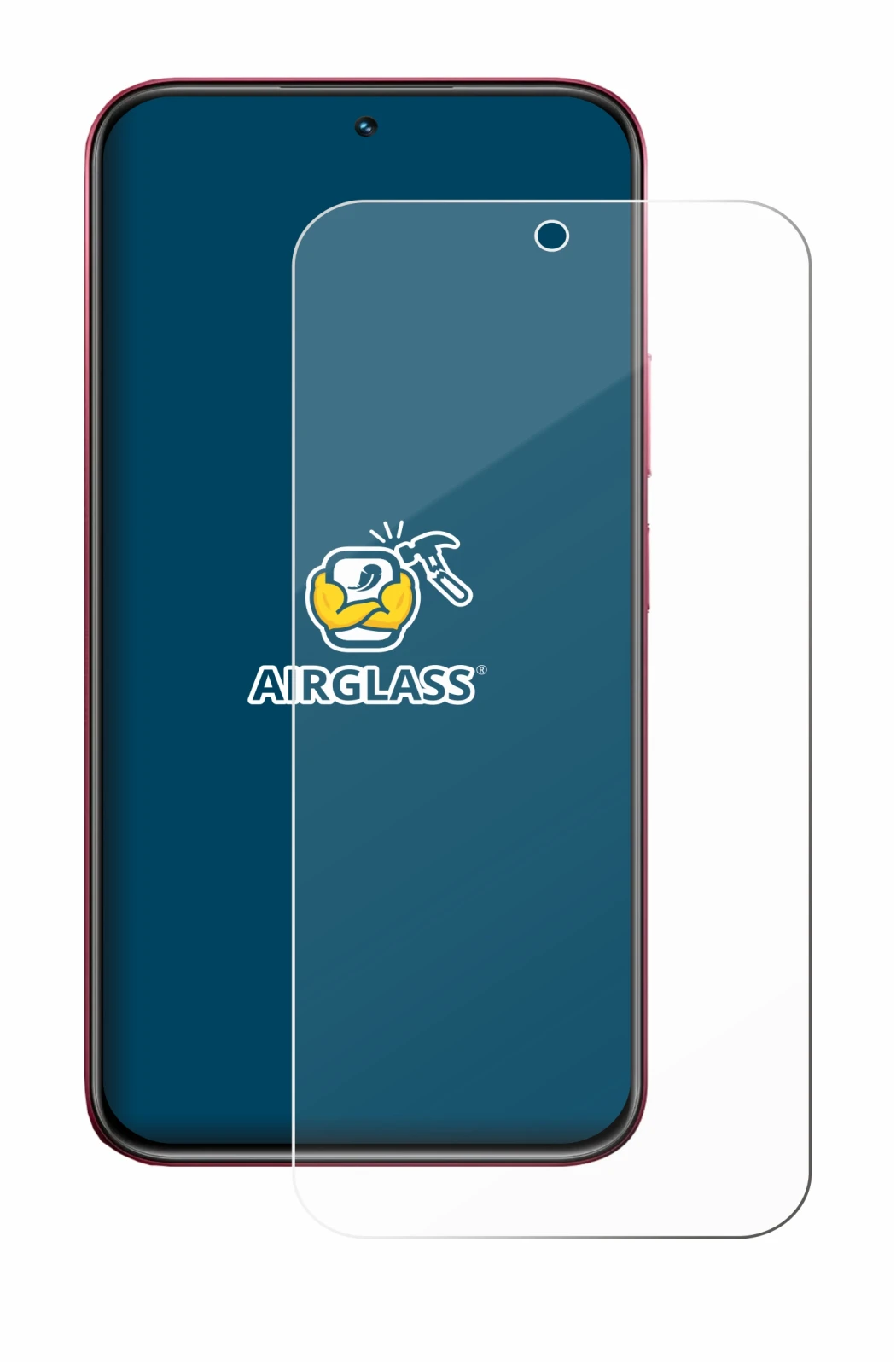 Image of the device realme 15x with a wide variety of screen protectors.