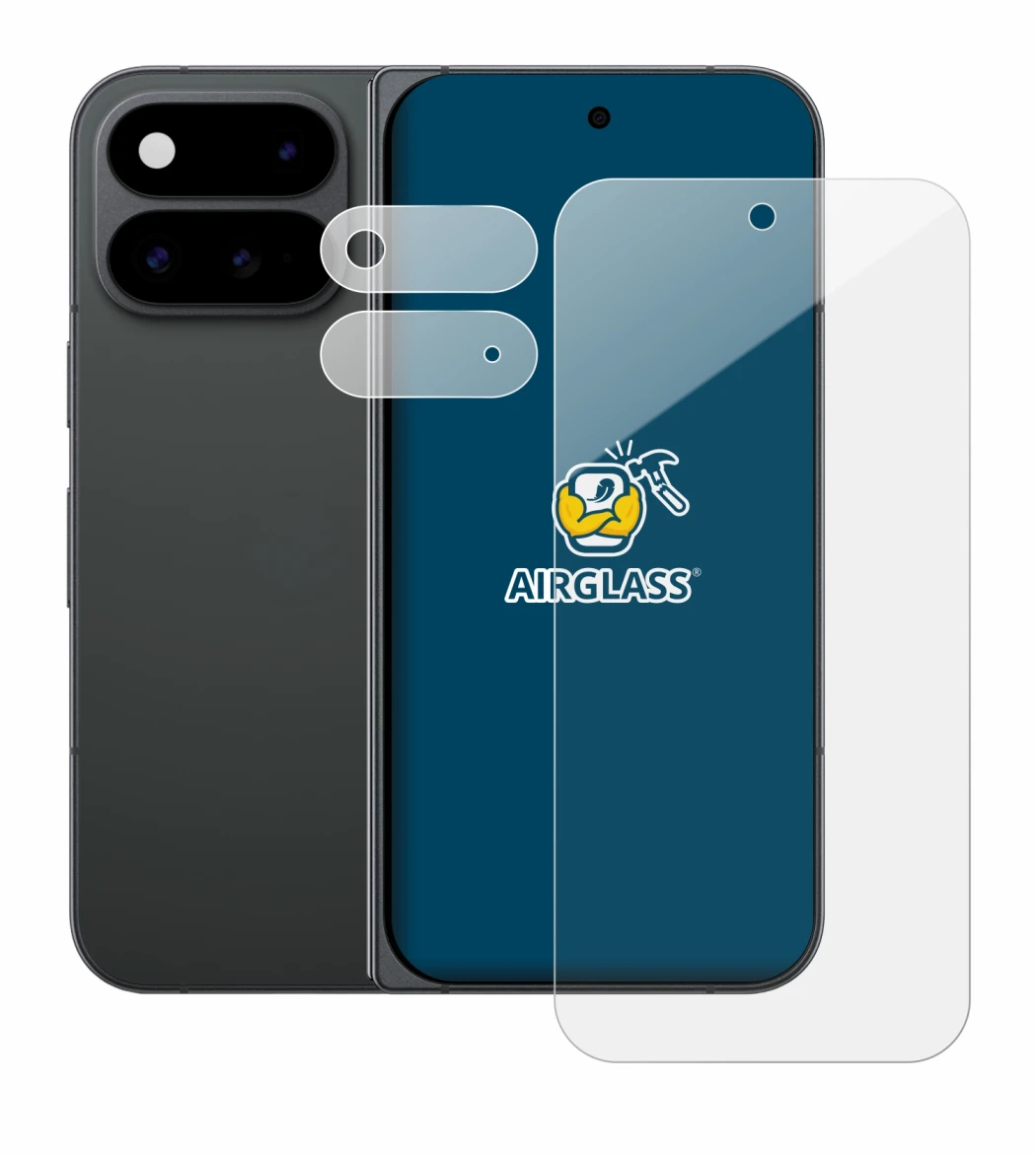 Image of the device Google Pixel 11 Pro Fold (Front+Camera) with a wide variety of screen protectors.