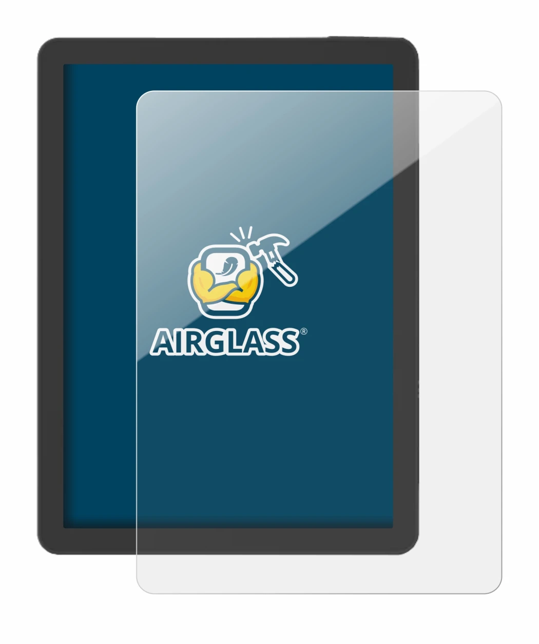Image of the device Bigme B6 Pro with a wide variety of screen protectors.