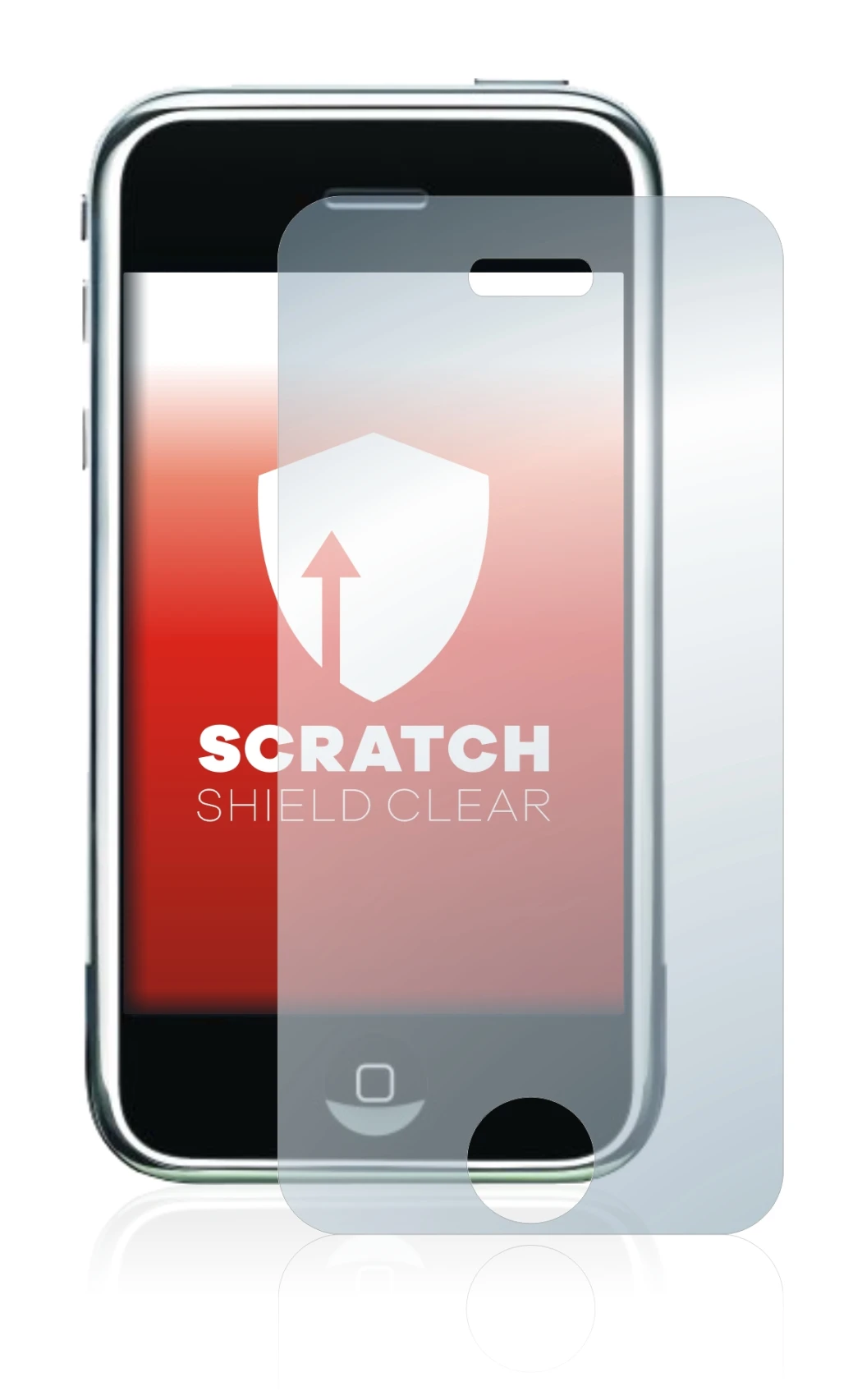 Image of the device Apple iPhone 2G with a wide variety of screen protectors.
