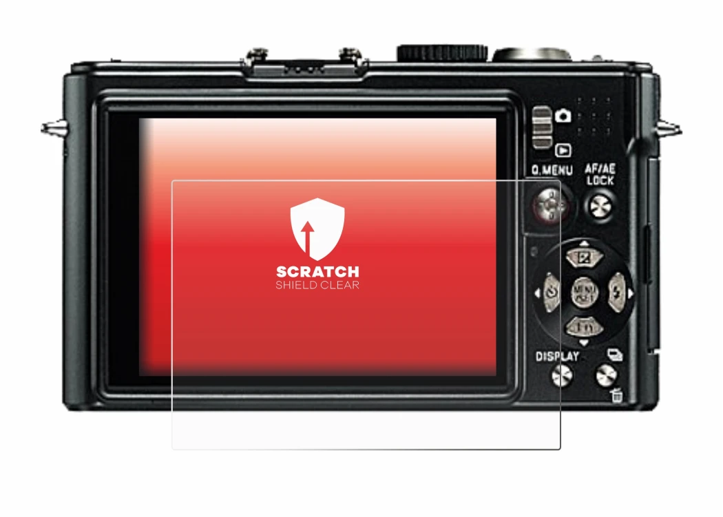 Image of the device Leica D-Lux 4 with a wide variety of screen protectors.