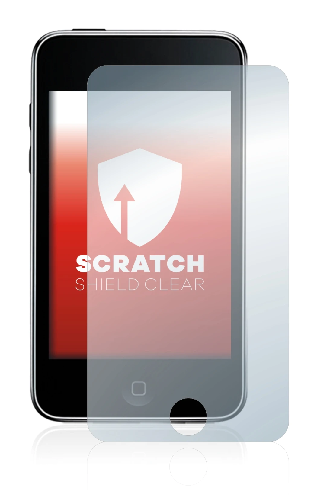 Image of the device Apple iPod Touch (2nd Gen.) with a wide variety of screen protectors.