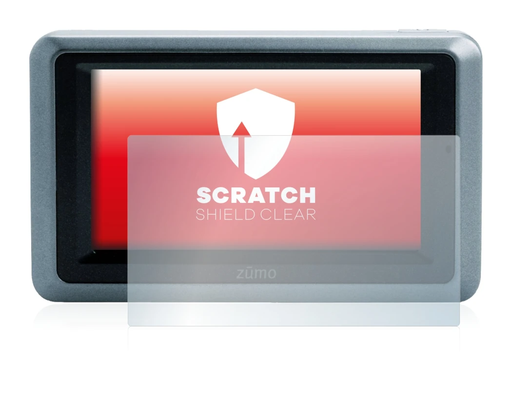 Image of the device Garmin zumo 660 with a wide variety of screen protectors.