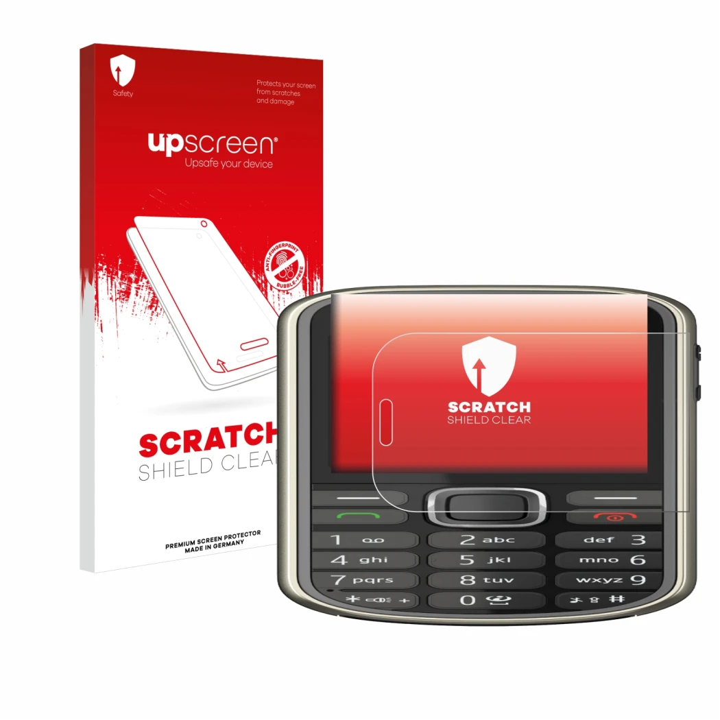 Front side of a product packaging with the brand logo upscreen. Next to it is the device Nokia 3720 classic shown with the cor