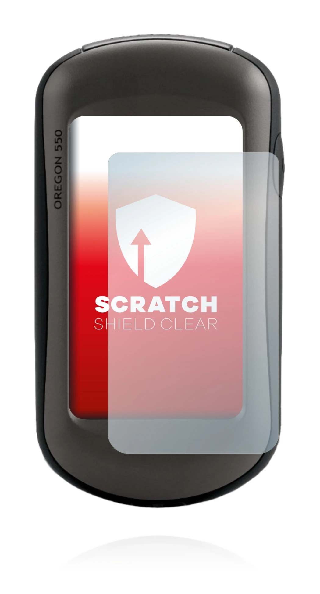 Image of the device Garmin Oregon 550 with a wide variety of screen protectors.