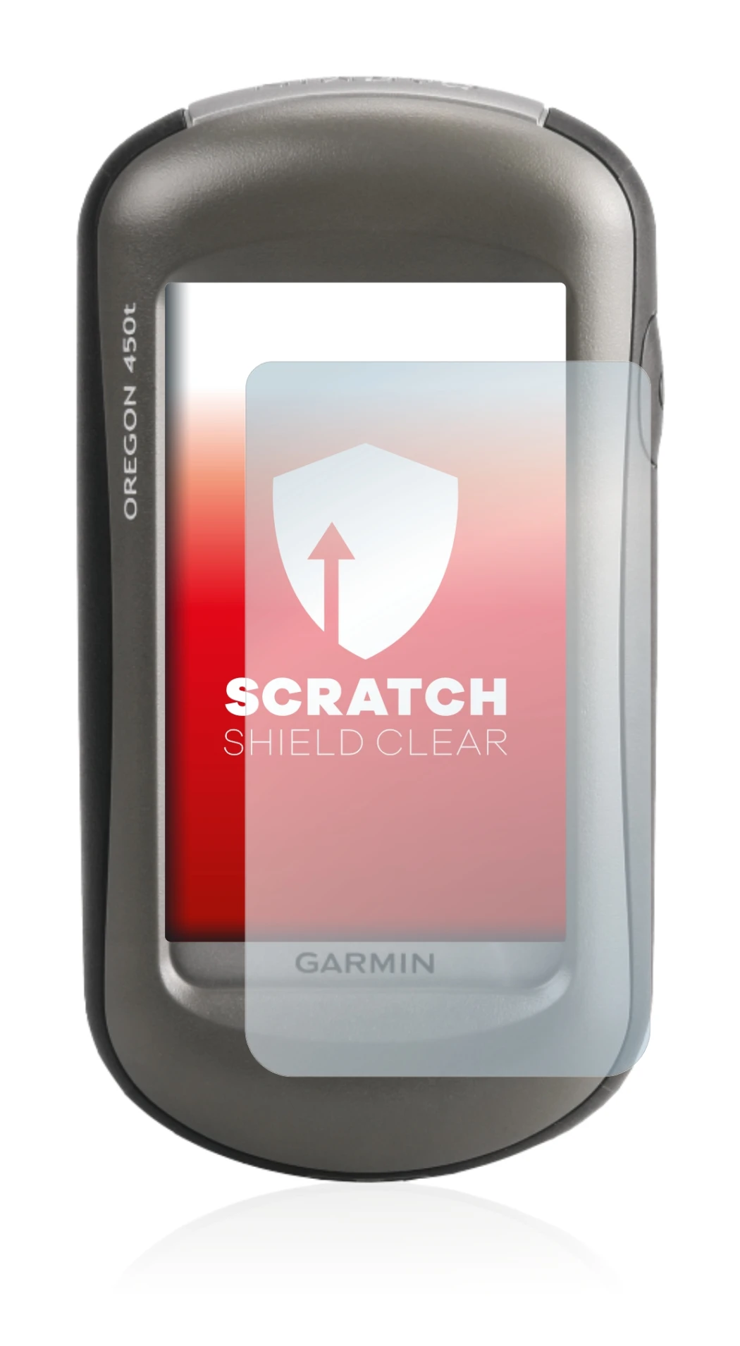 Image of the device Garmin Oregon 450 with a wide variety of screen protectors.