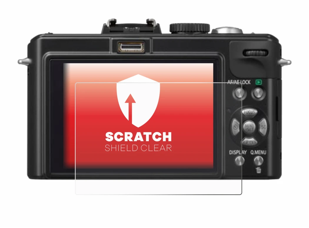 Image of the device Panasonic Lumix DMC-LX5 with a wide variety of screen protectors.