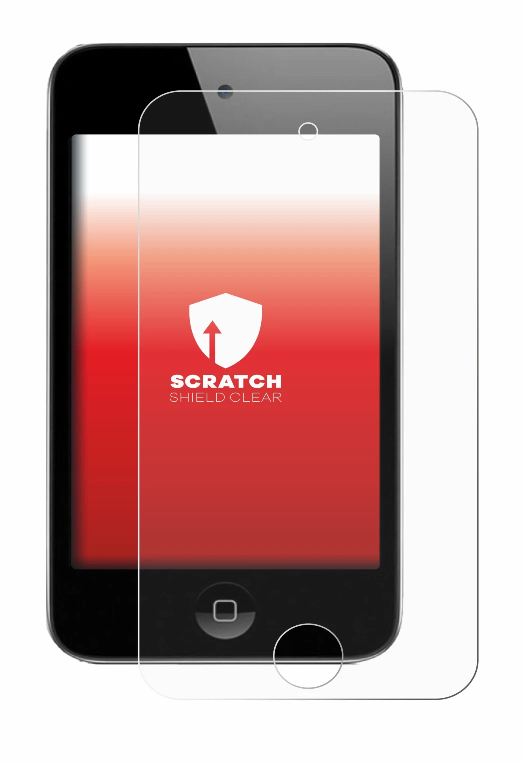 Image of the device Apple iPod Touch (4th Gen.) with a wide variety of screen protectors.