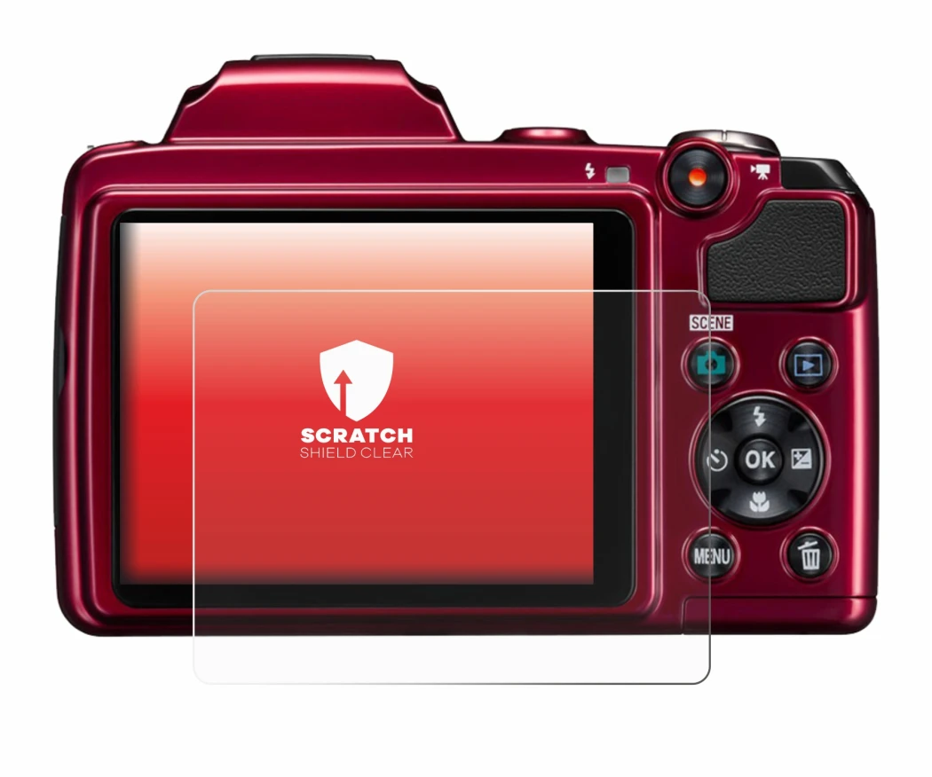 Image of the device Nikon Coolpix L120 with a wide variety of screen protectors.