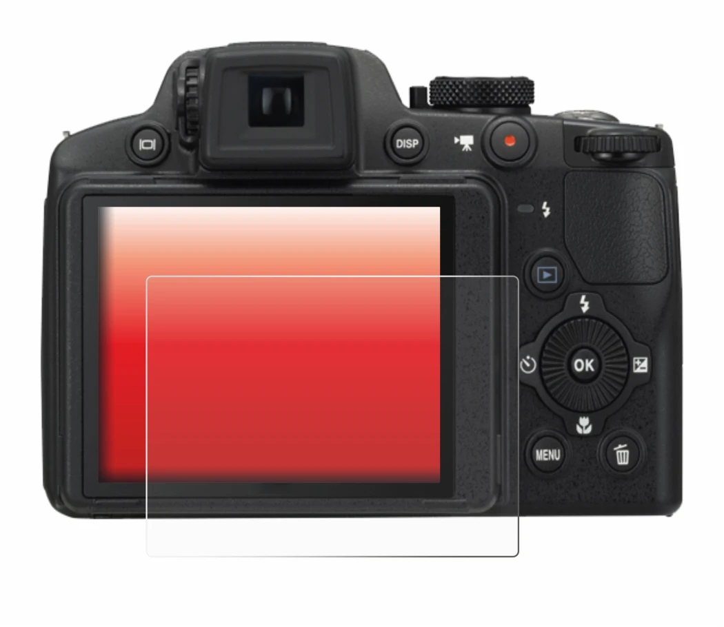 Image of the device Nikon Coolpix P510 with a wide variety of screen protectors.