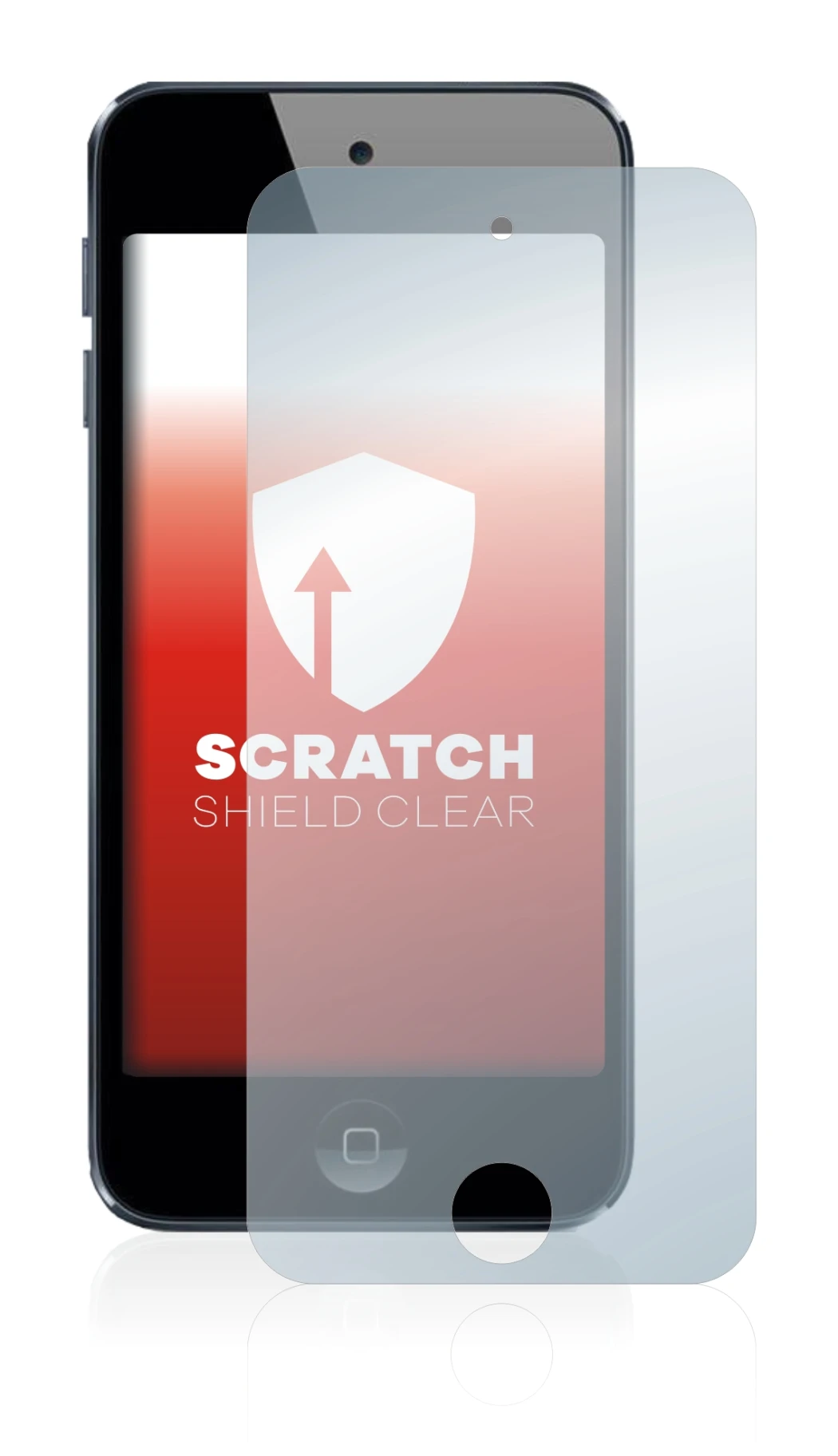 Image of the device Apple iPod Touch (5th. Gen.) with a wide variety of screen protectors.