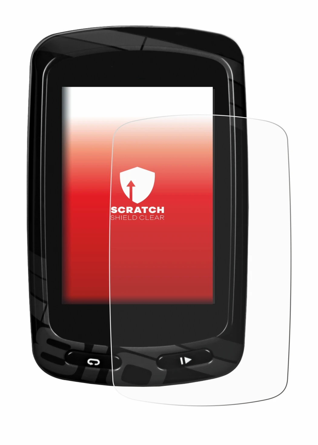 Image of the device Garmin Edge 810 with a wide variety of screen protectors.