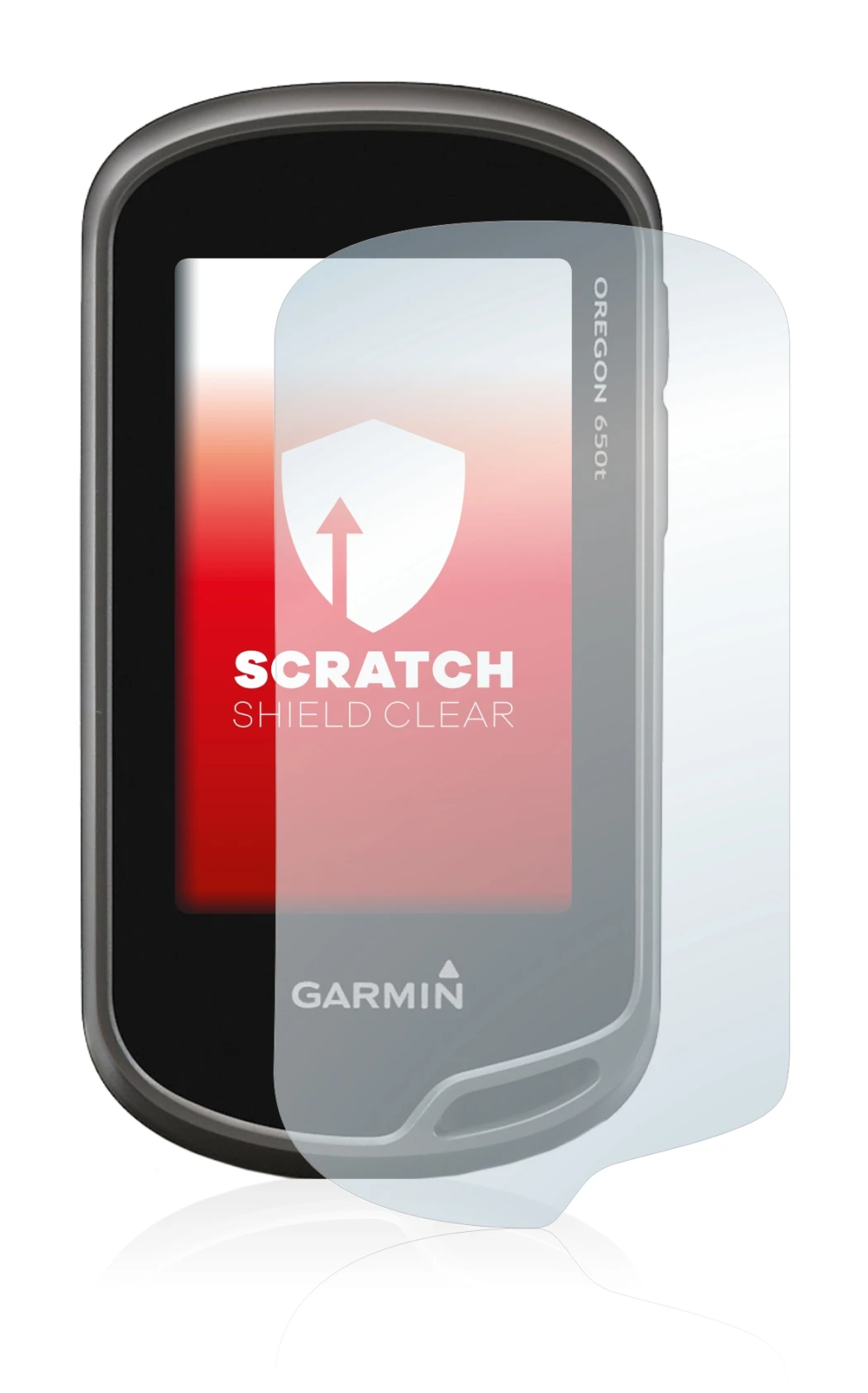 Image of the device Garmin Oregon 650t with a wide variety of screen protectors.