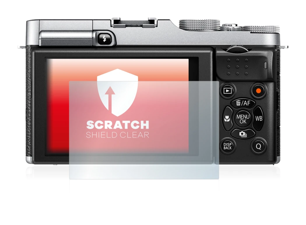 Image of the device Fujifilm X-M1 with a wide variety of screen protectors.