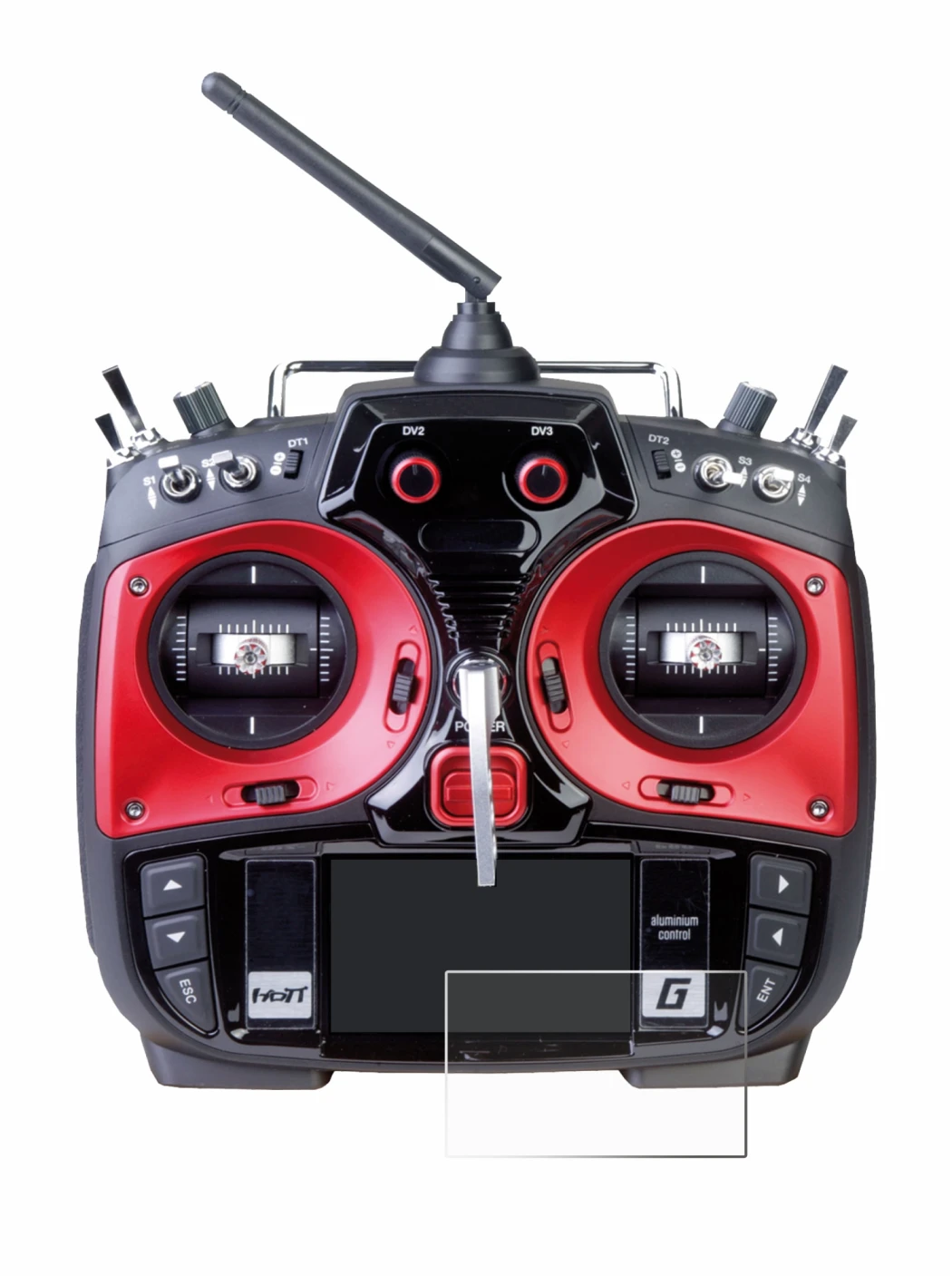 Image of the device Graupner MZ-24 with a wide variety of screen protectors.