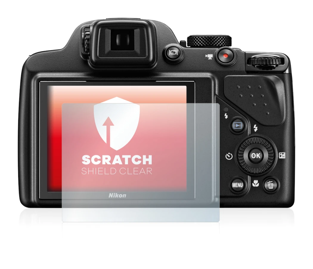 Image of the device Nikon Coolpix P530 with a wide variety of screen protectors.