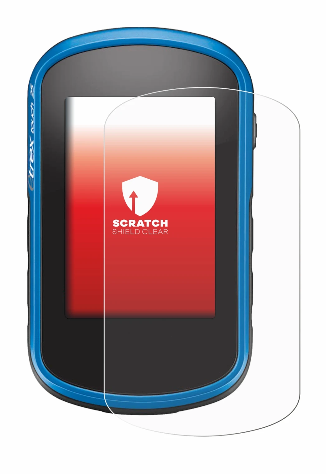 Image of the device Garmin eTrex Touch 35 with a wide variety of screen protectors.
