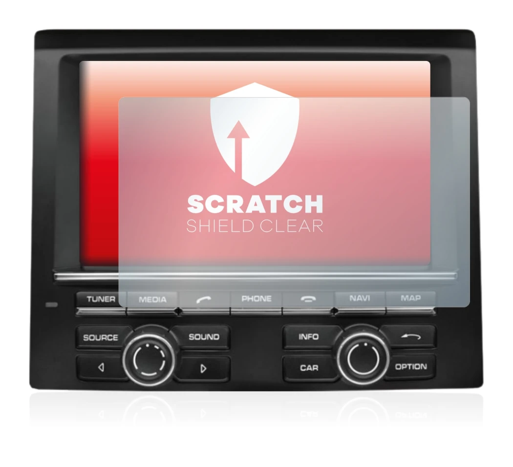 Image of the device Porsche PCM Macan 2015 with a wide variety of screen protectors.