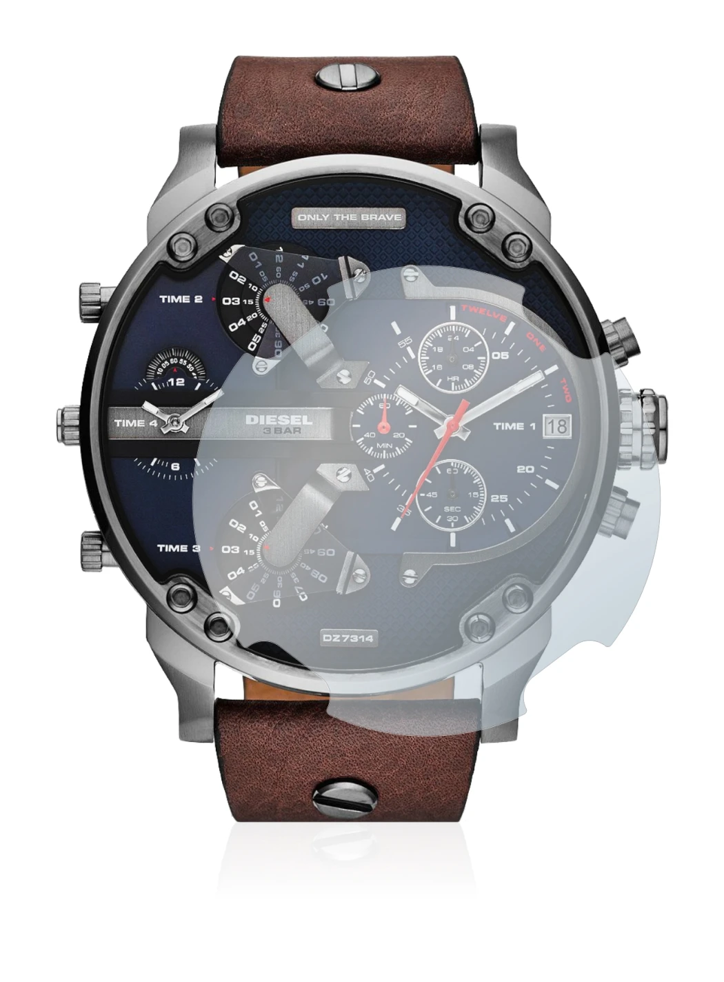 Image of the device Diesel DZ7314 Mr. Daddy with a wide variety of screen protectors.