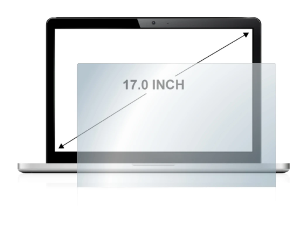 Image of the device with a wide variety of screen protectors.