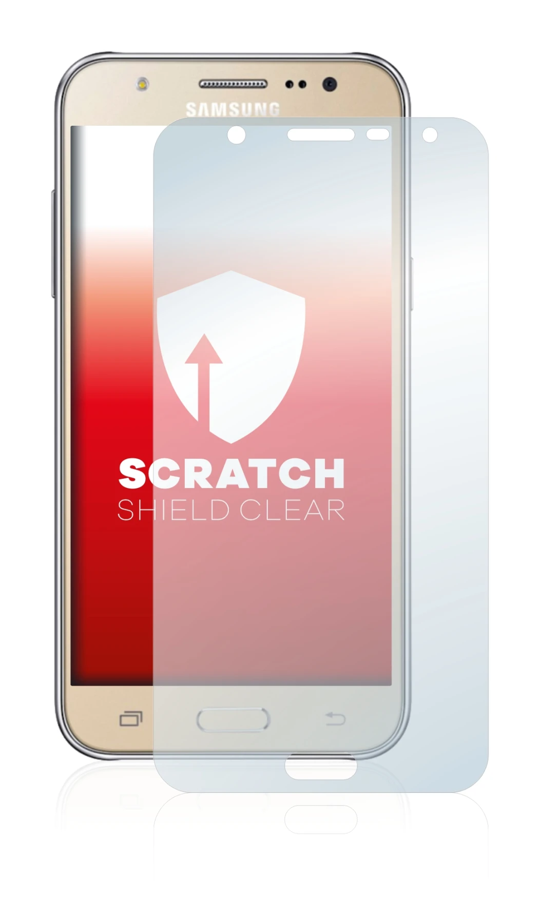 Image of the device Samsung Galaxy J7 2016 with a wide variety of screen protectors.