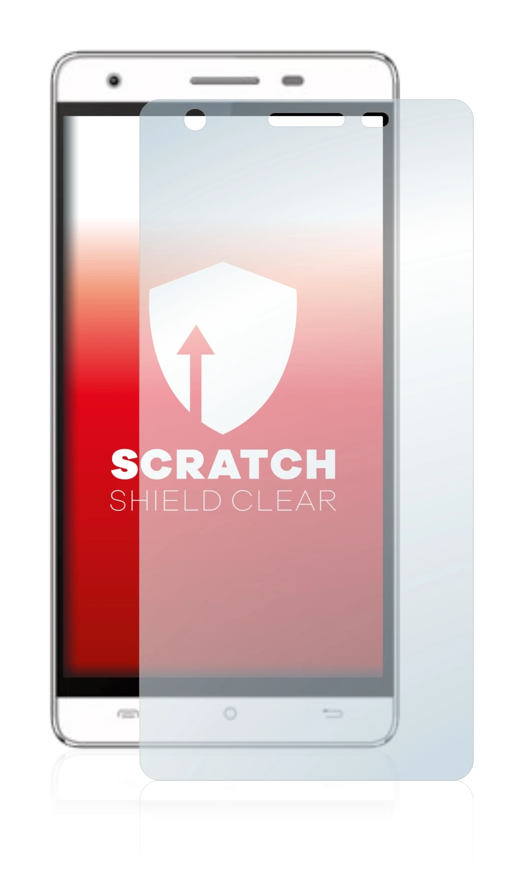 Image of the device Cubot H2 with a wide variety of screen protectors.