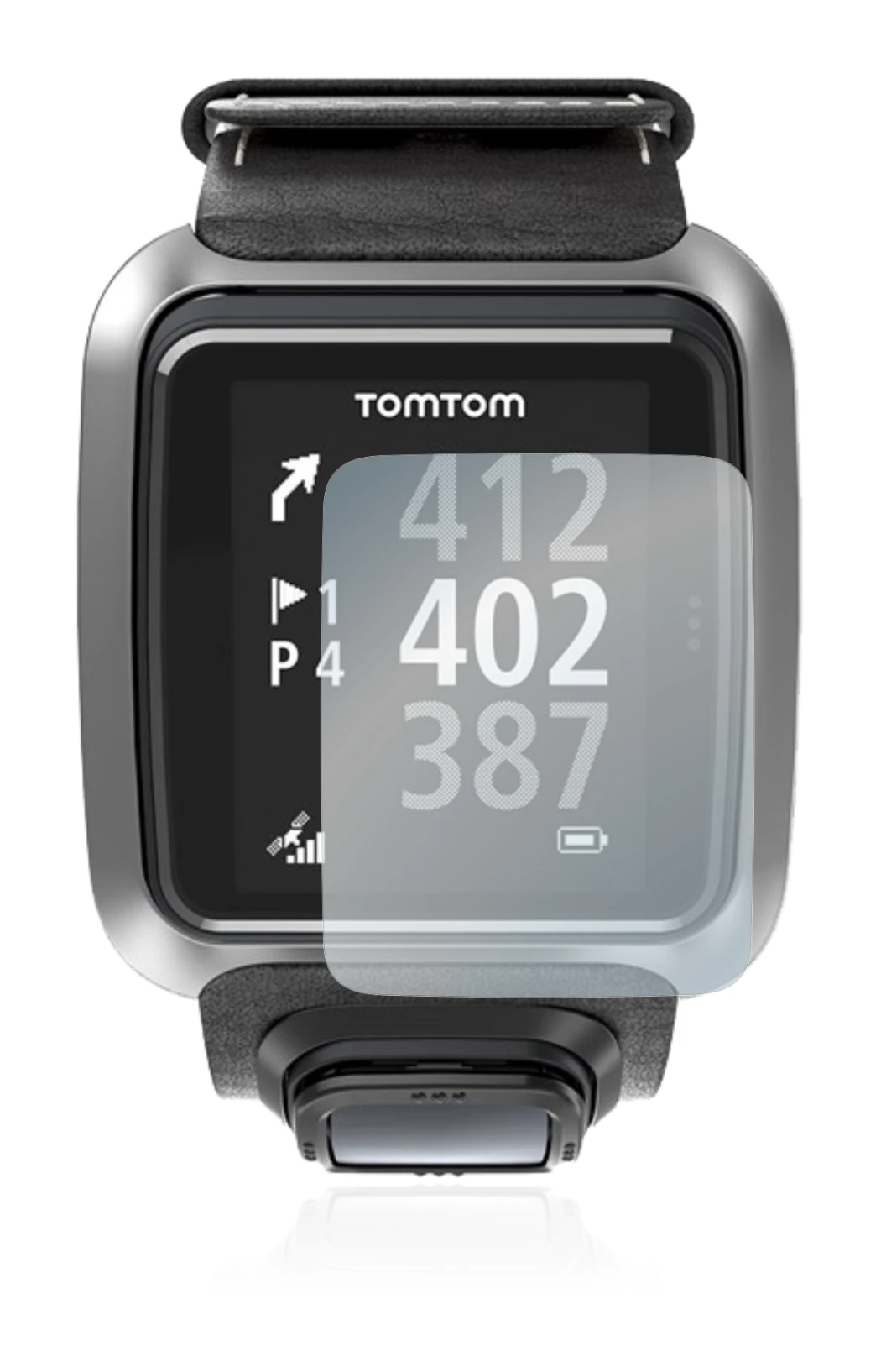 Image of the device TomTom Golfer 2 with a wide variety of screen protectors.