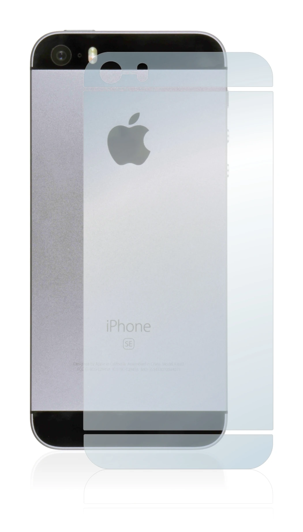 Image of the device Apple iPhone SE 2016 Back (entire surface) with a wide variety of screen protectors.