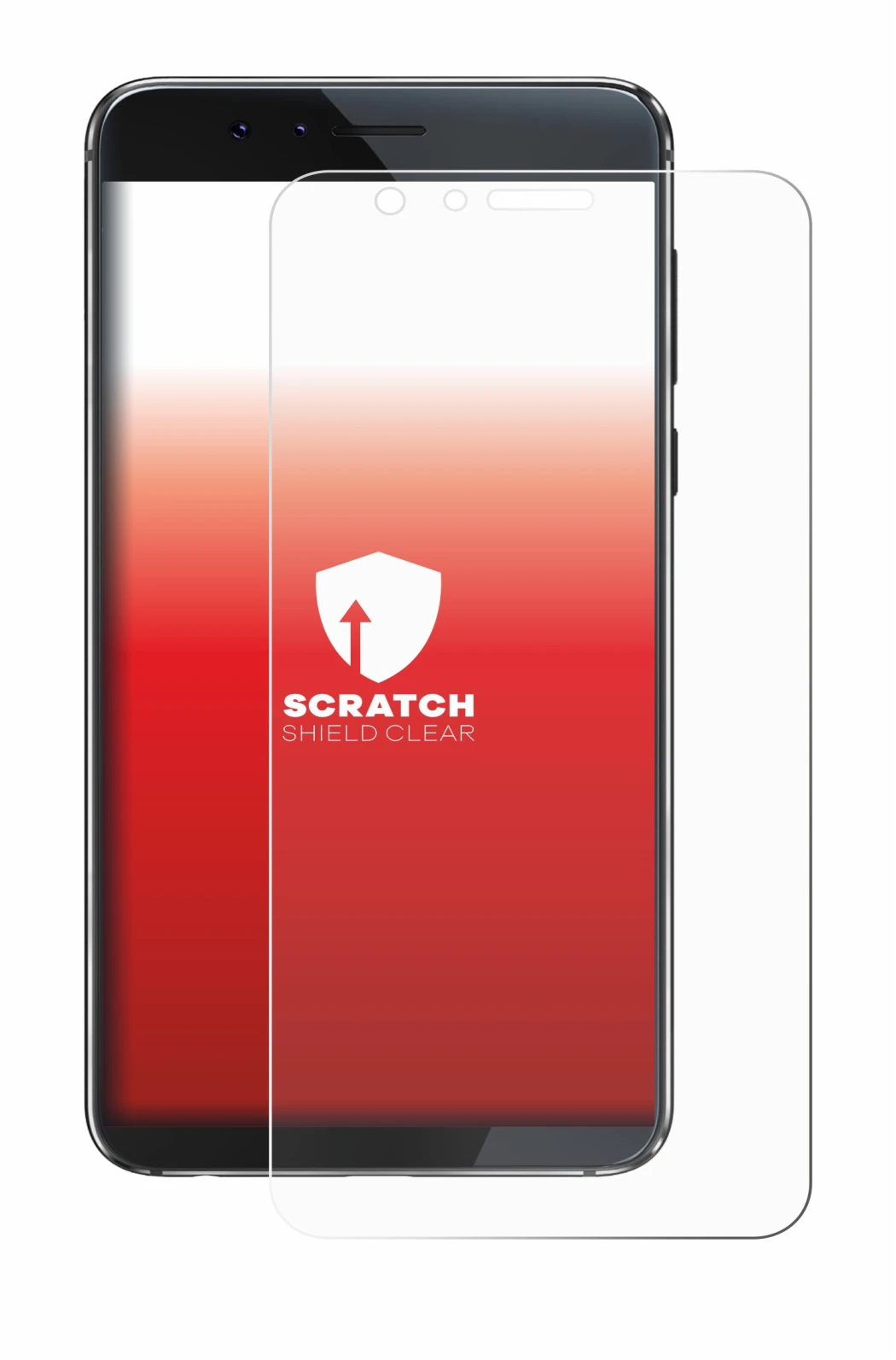 Image of the device Honor 8 with a wide variety of screen protectors.