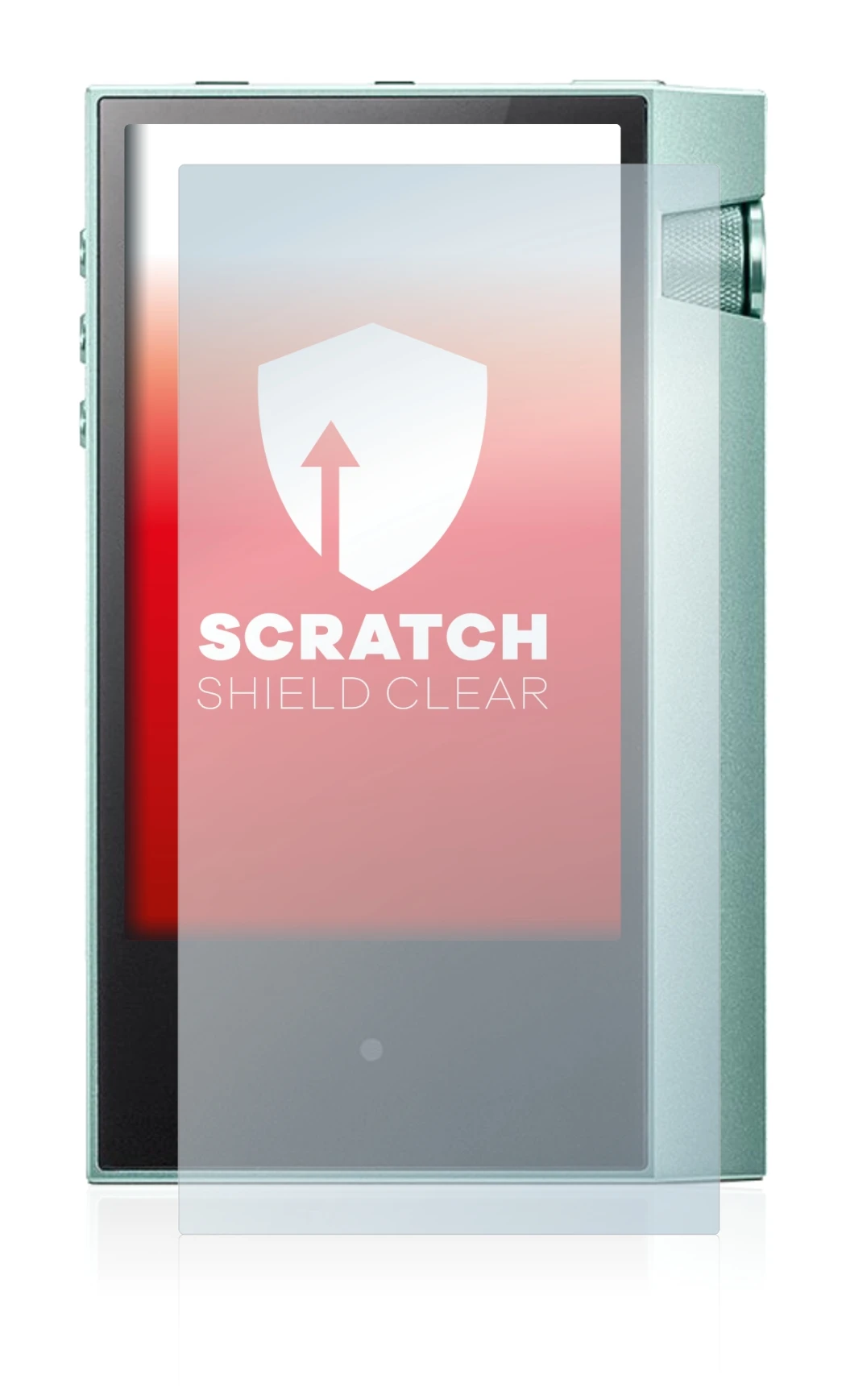 Image of the device Astell&Kern AK70 with a wide variety of screen protectors.