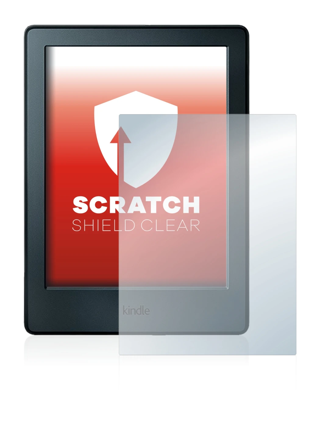 Image of the device Amazon Kindle 2016 (8th Gen.) with a wide variety of screen protectors.