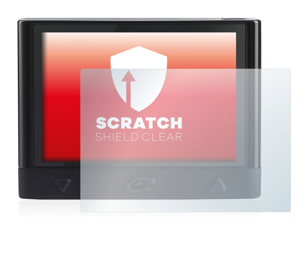 Image of the device Coyote Mini with a wide variety of screen protectors.