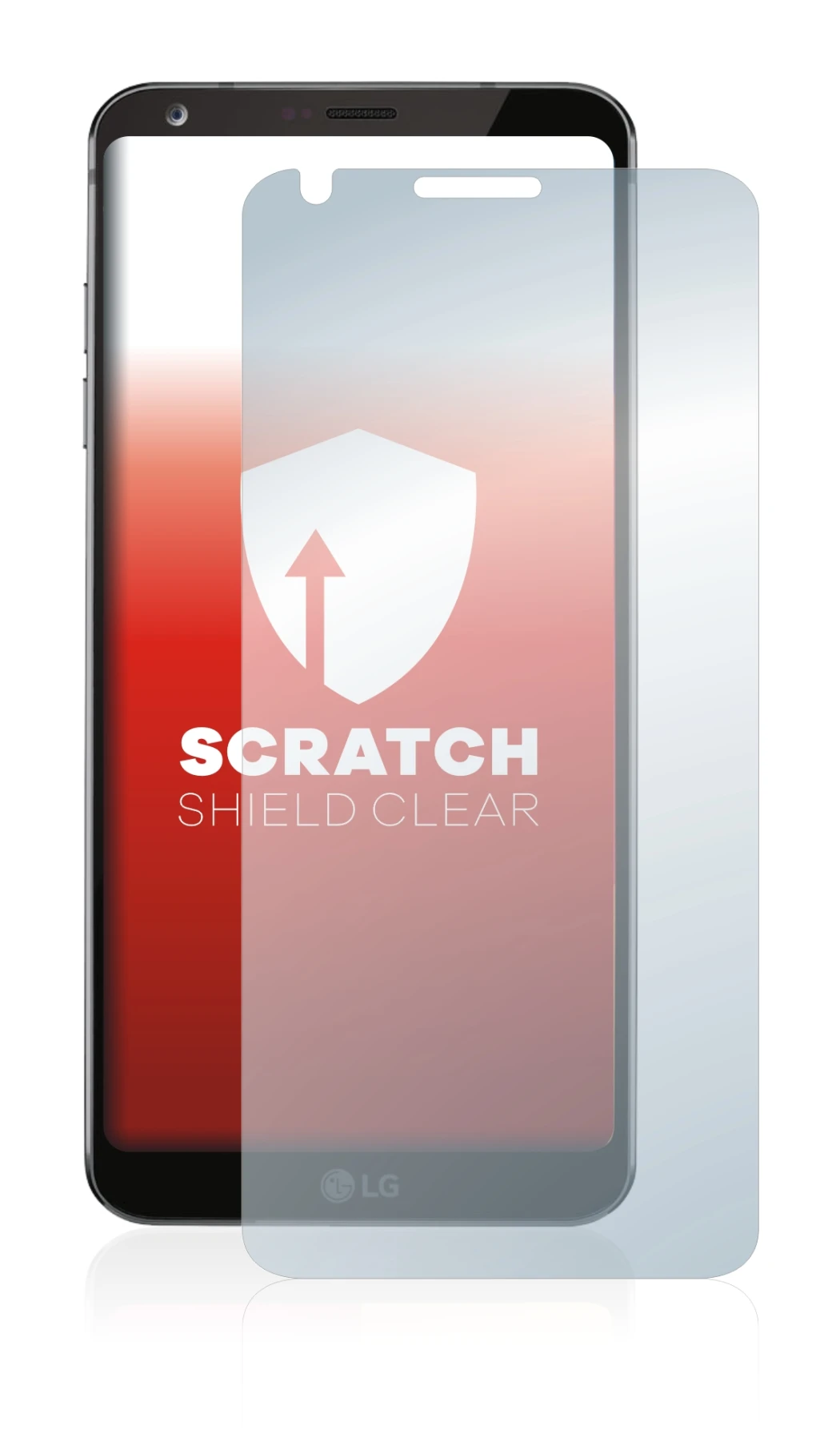 Image of the device LG G6 with a wide variety of screen protectors.