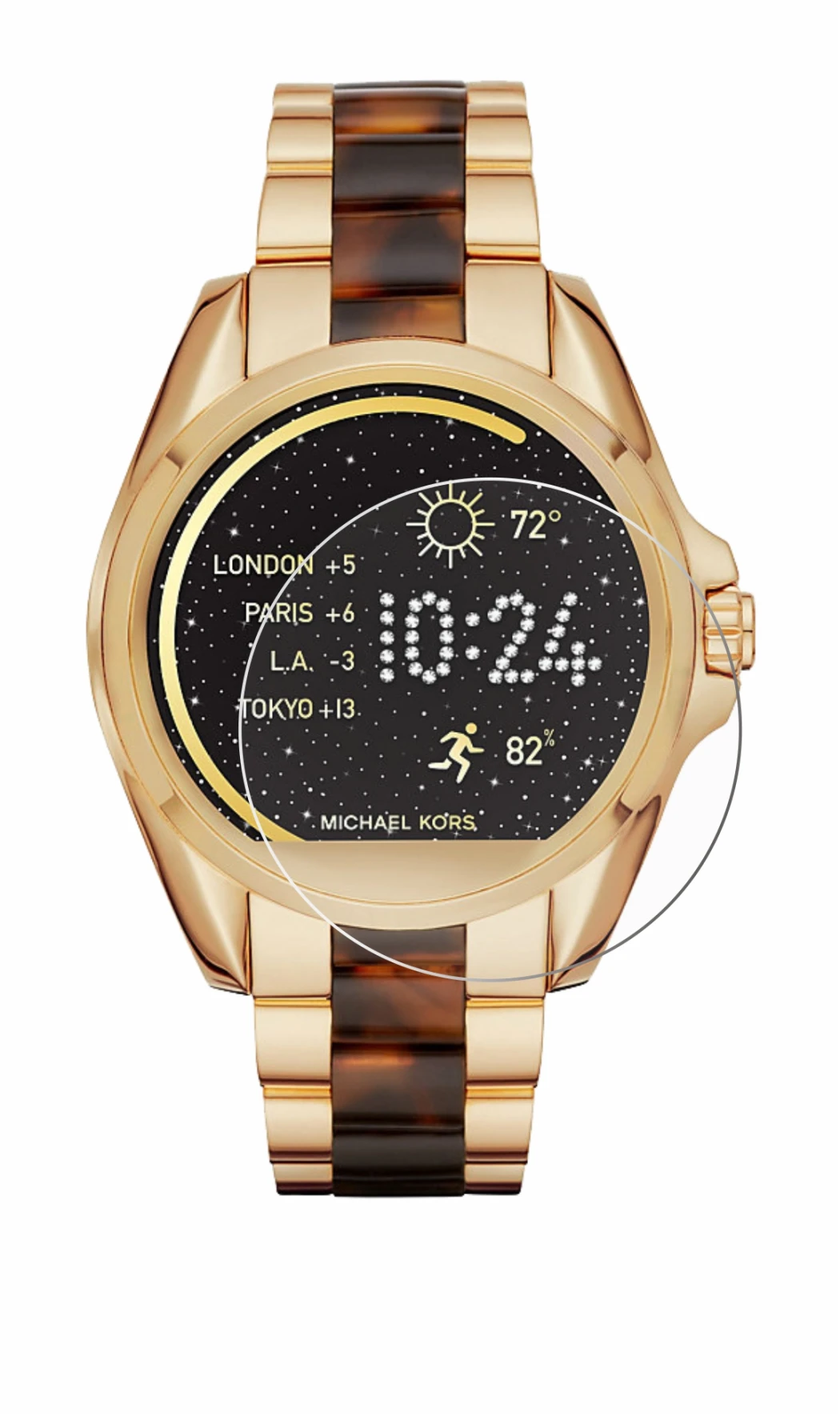 Image of the device Michael Kors Access Bradshaw with a wide variety of screen protectors.