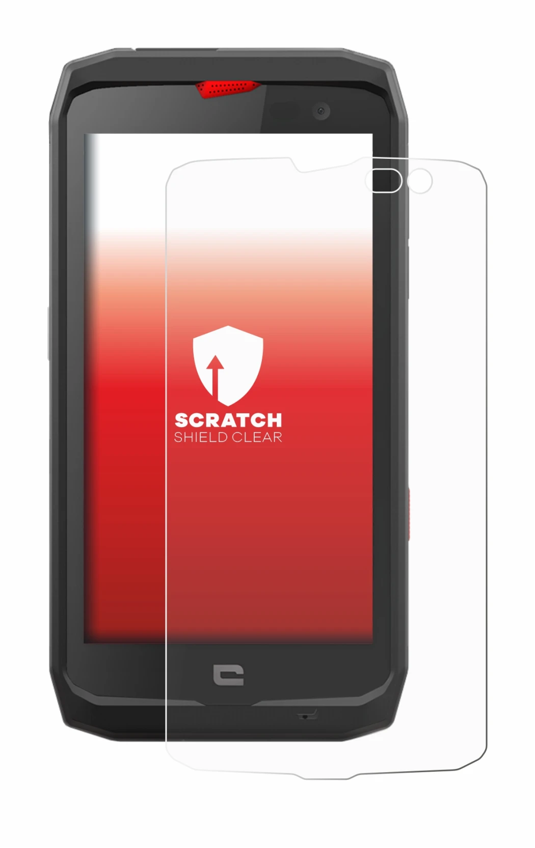Image of the device Crosscall Action X3 with a wide variety of screen protectors.