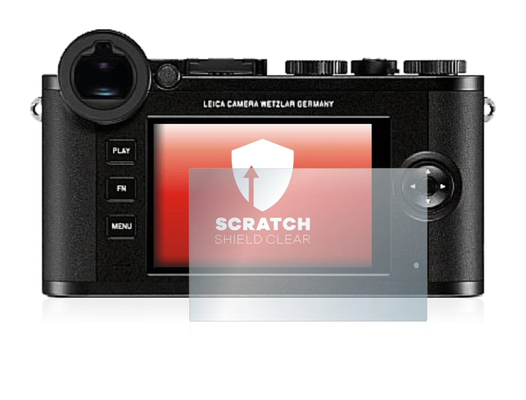 Image of the device Leica CL with a wide variety of screen protectors.