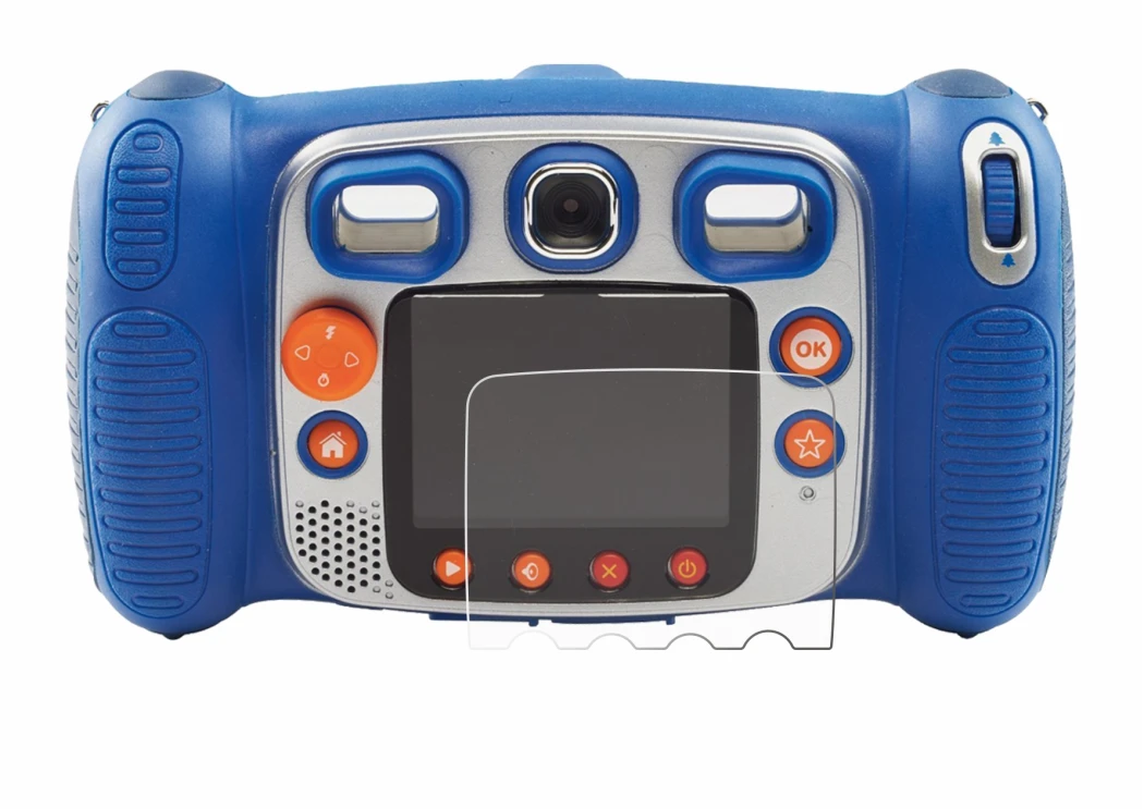 Image of the device Vtech Kidizoom Duo 5.0 with a wide variety of screen protectors.
