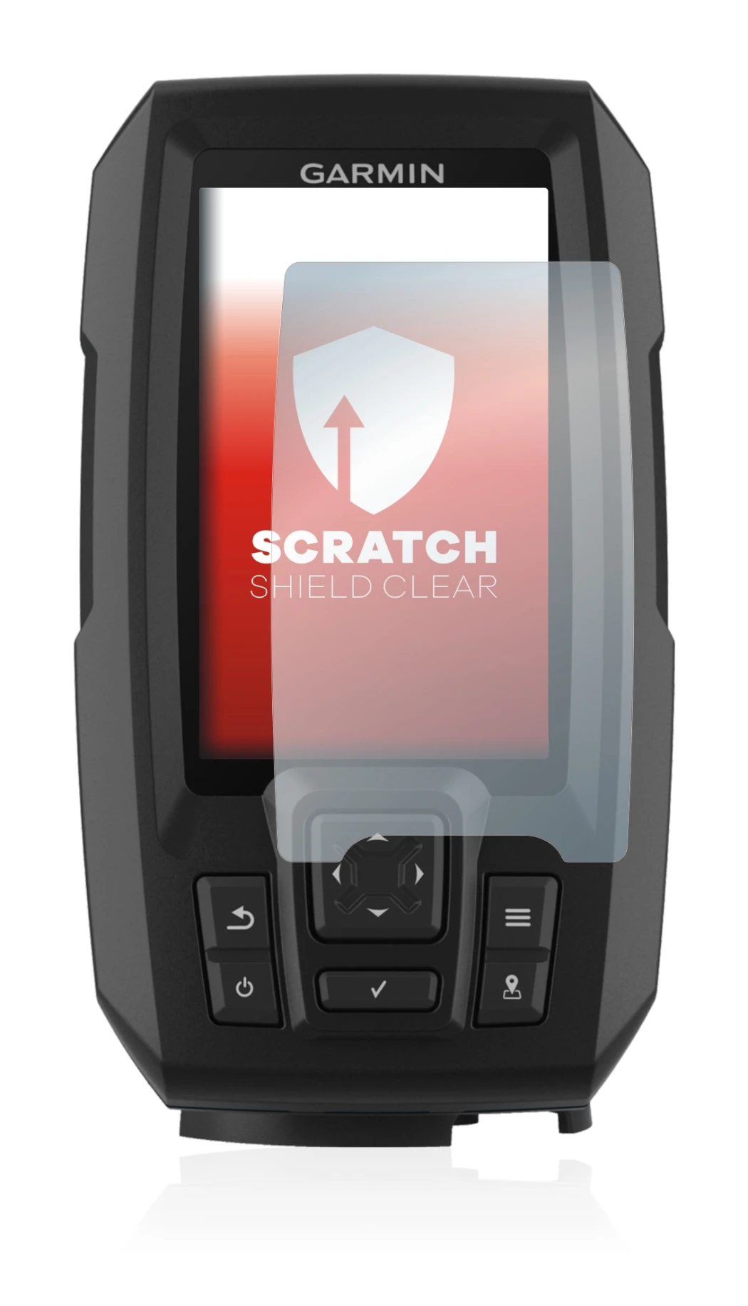Image of the device Garmin Striker Plus 4 with a wide variety of screen protectors.