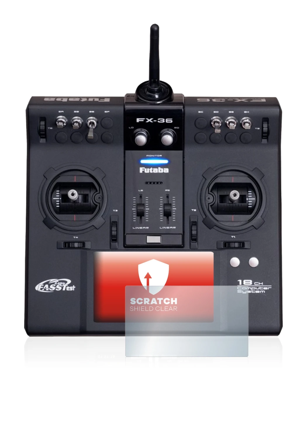 Image of the device Robbe Futaba FX-36 with a wide variety of screen protectors.