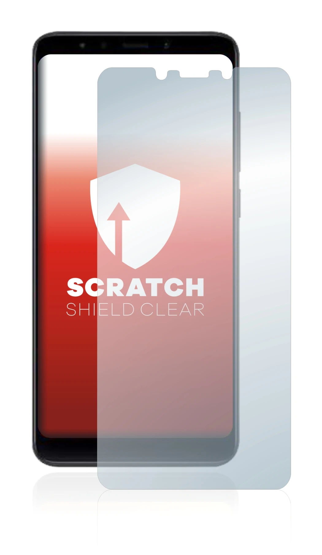 Image of the device Xiaomi Mi A2 with a wide variety of screen protectors.