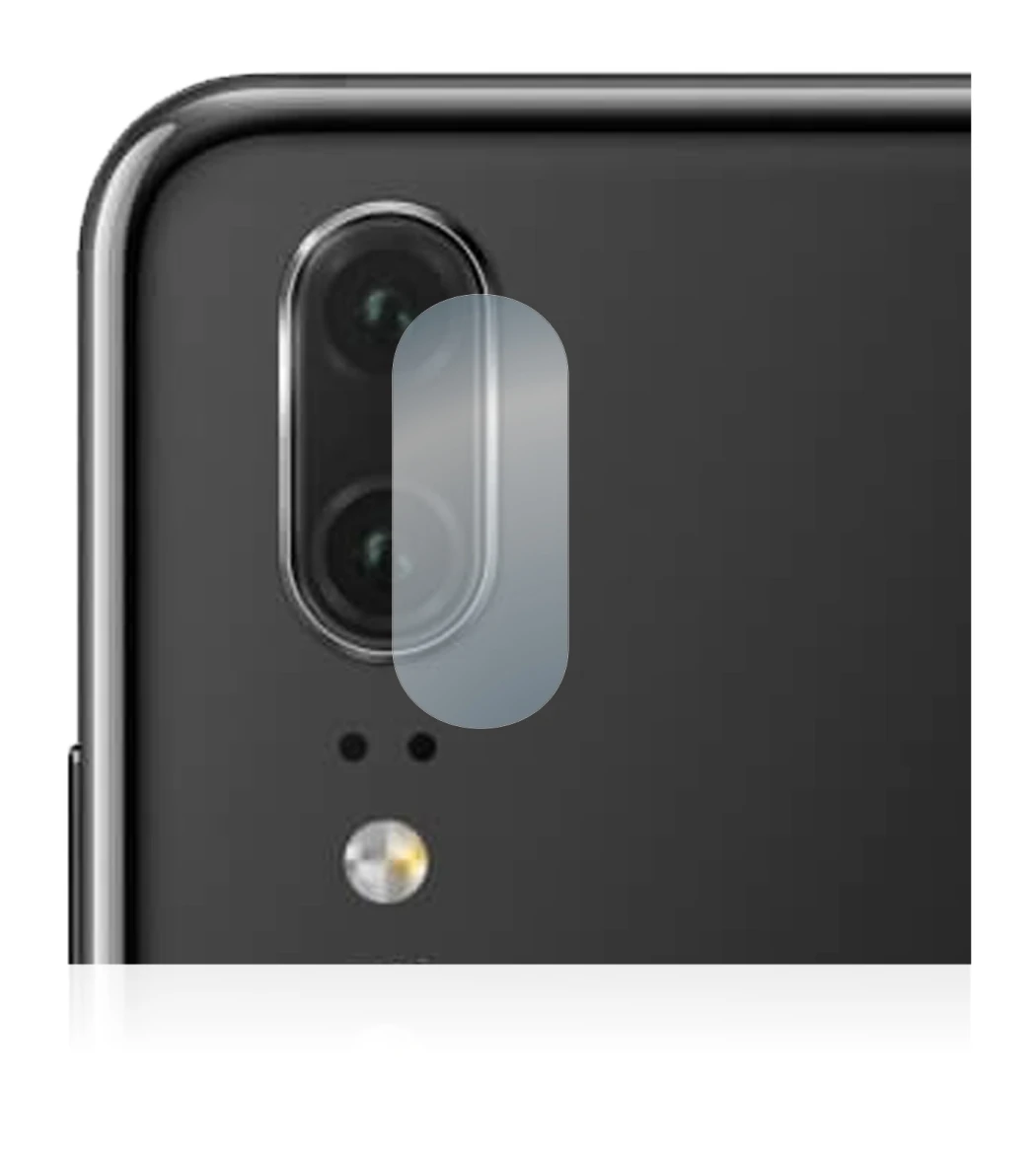 Image of the device Huawei P20 (ONLY Camera Lens) with a wide variety of screen protectors.