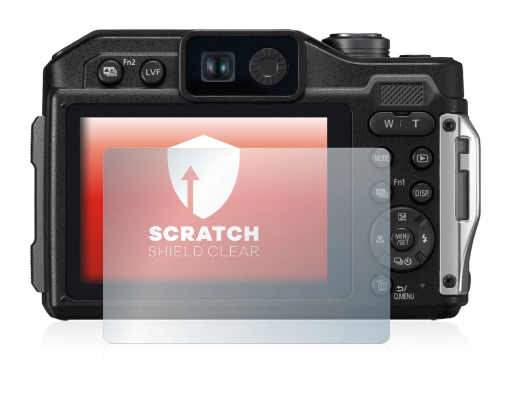 Image of the device Panasonic Lumix DC-FT7 with a wide variety of screen protectors.
