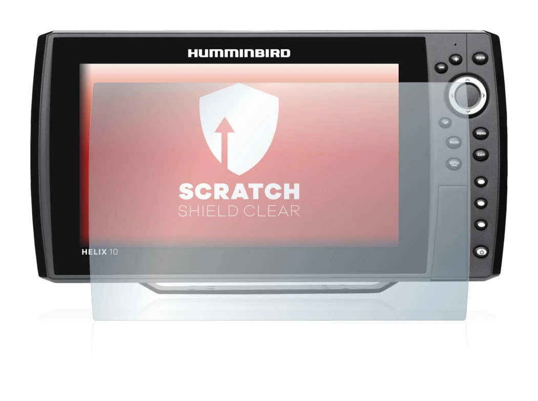 Image of the device Humminbird Helix 10 with a wide variety of screen protectors.