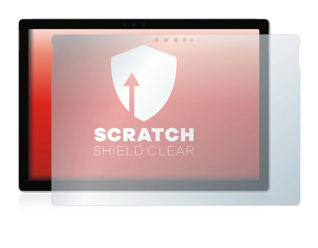 Image of the device Microsoft Surface Pro 6 with a wide variety of screen protectors.