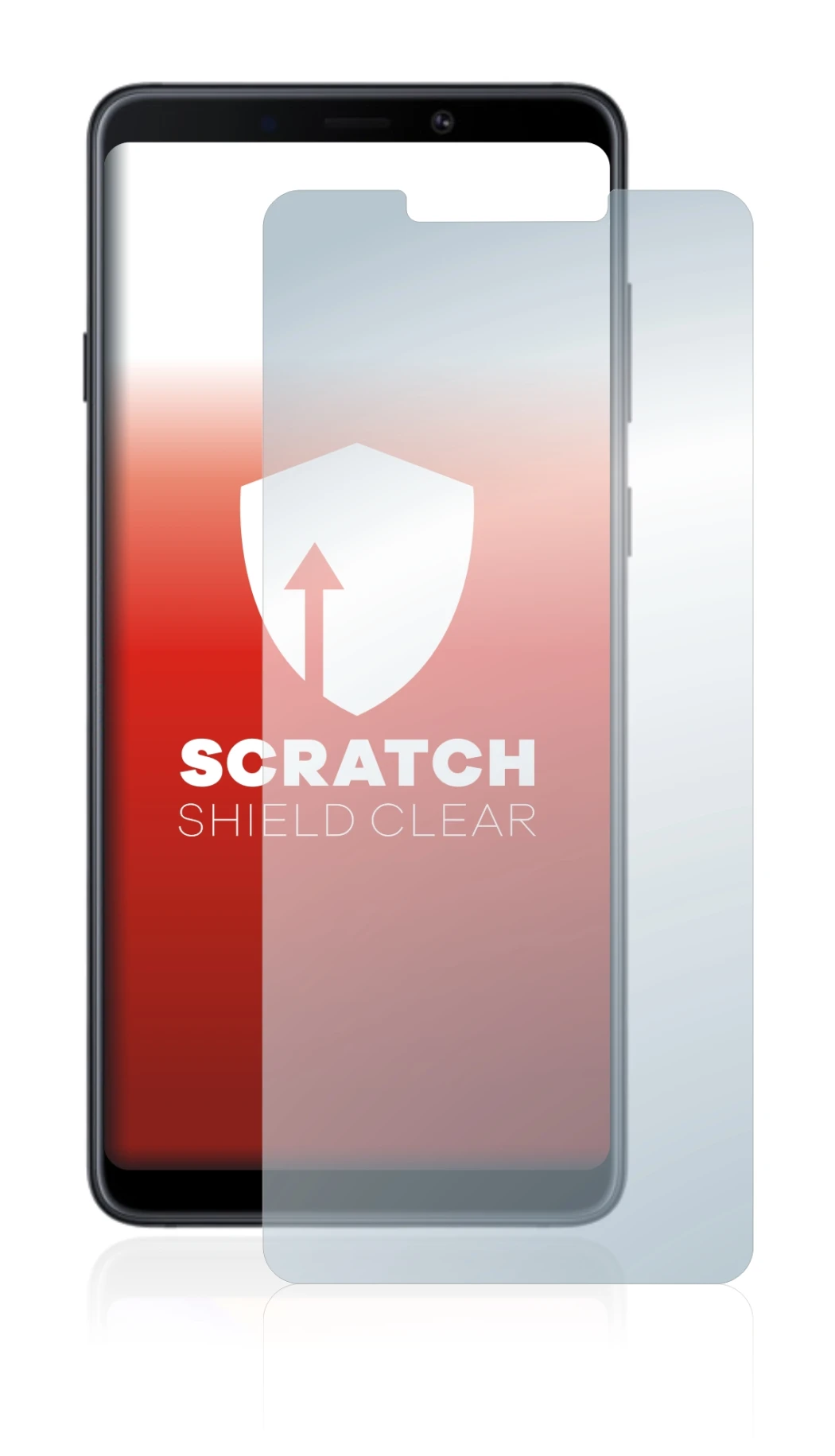 Image of the device Samsung Galaxy A9 2018 with a wide variety of screen protectors.