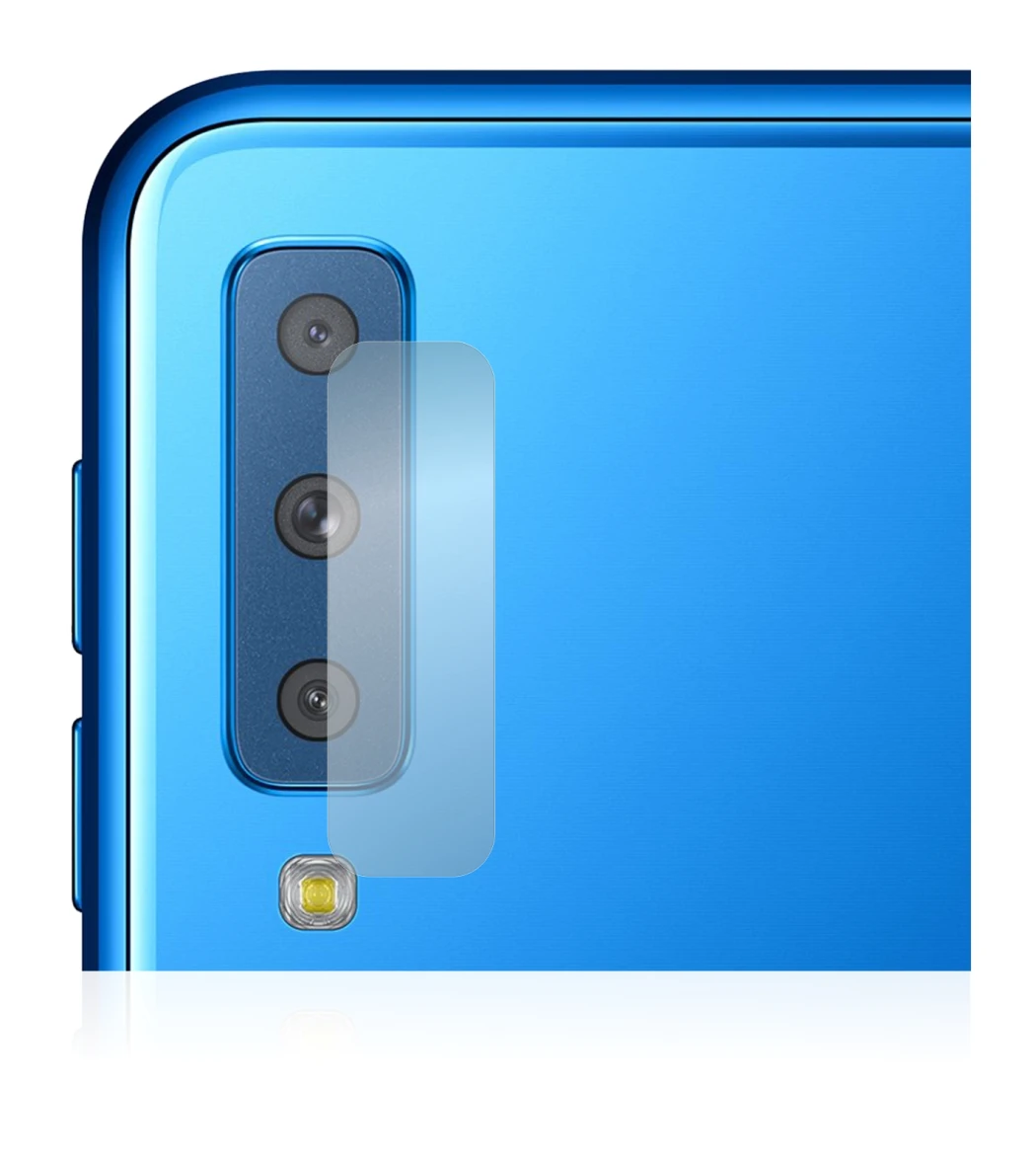 Image of the device Samsung Galaxy A7 2018 (ONLY Camera Lens) with a wide variety of screen protectors.
