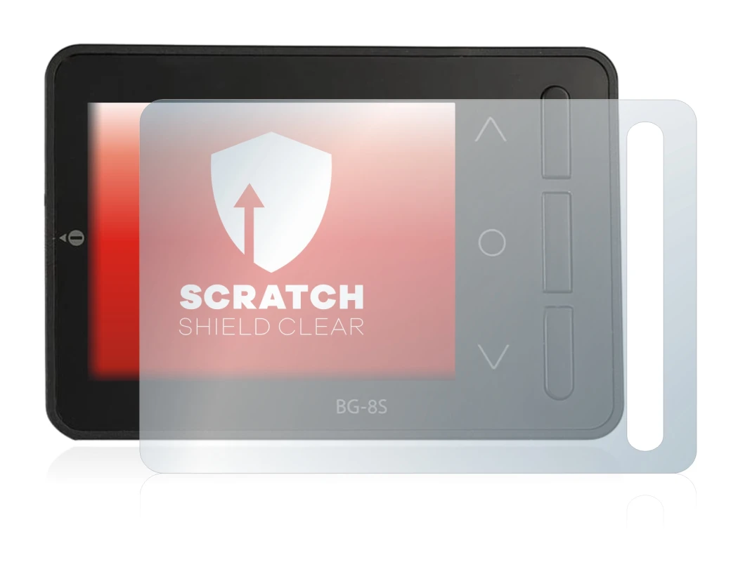 Image of the device ISDT BG-8S with a wide variety of screen protectors.